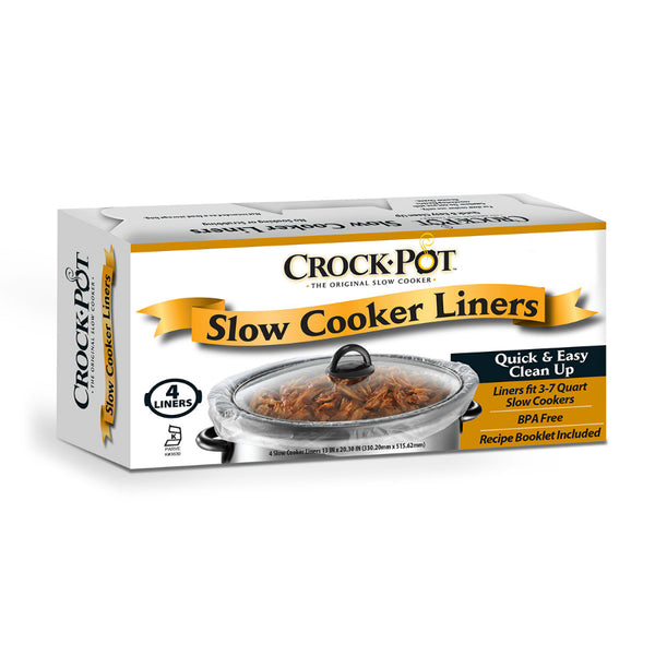 Crock-Pot® 4142690001 Slow Cooker Liners for 3 - 7 Qt Cookers, 4-Count