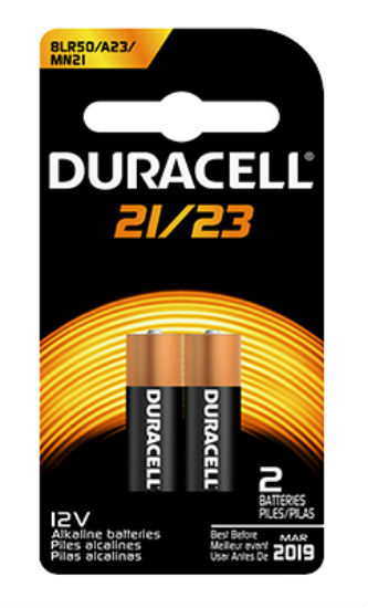 Duracell® 00406 Alkaline Batteries, 12 Volts, 2-Pack