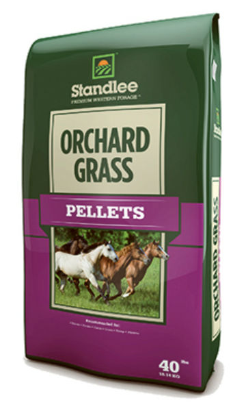 Standlee 1375-30101-0-0 Premium Western Forage® Premium Orchard Grass Pellets, 40 Lb