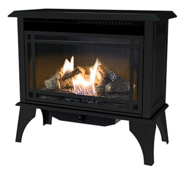 Kozy World GSD2846 Gas Stove, Black, 30,000 BTU's