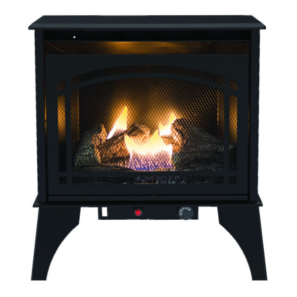 Kozy World® GSD2210 Phoenix Vent-Free Gas Stove with Thermostat, 20000 BTU