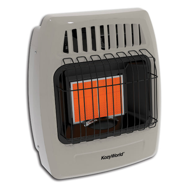 Kozy-World® KWP212 Propane Infrared Vent Free Space Wall Heater, 12000 BTU