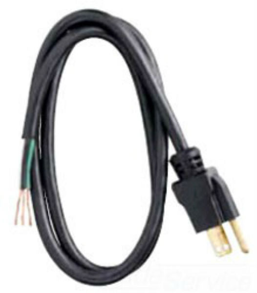 Coleman Cable® 098570008 SJEO Replacement Power Supply Cord, Black, 14/3, 6'
