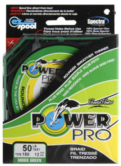 PowerPro 21100500150E Green Fishing Line, 50 Lbs, 150 YD