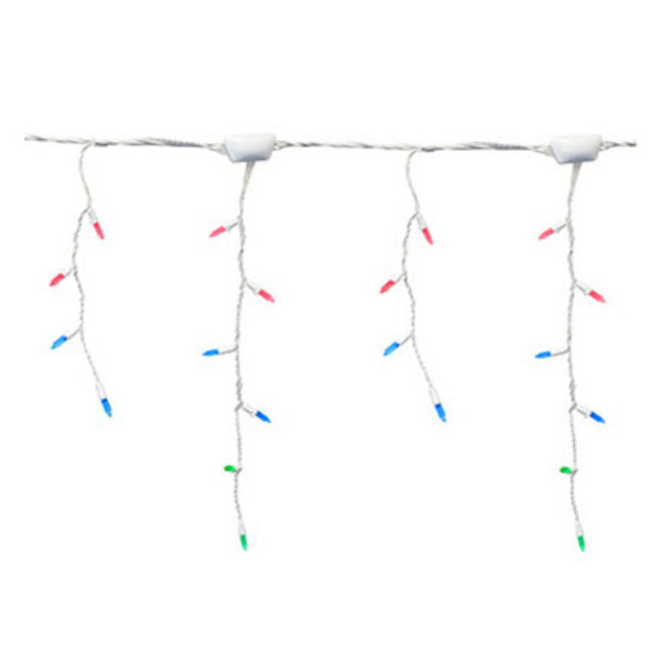 Sylvania V44871-88 StayLit Christmas Icicle Light Set, 150 Light