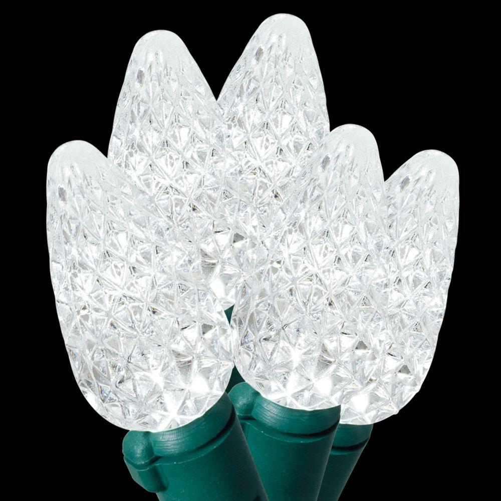 GE GE90226 StayBright Christmas C5 LED Light Set, 70 Light