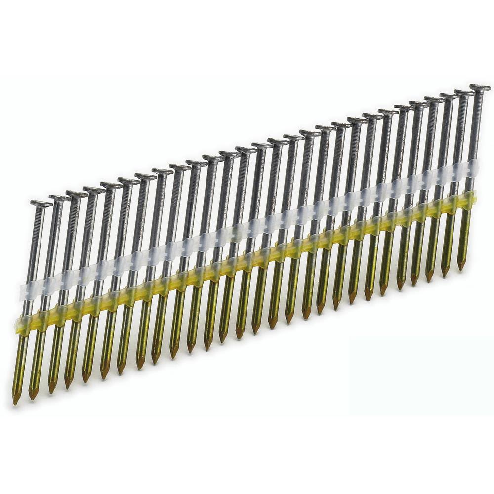 Senco® KD27APBSN Full Round Head Plastic Collated Nails, 20°, 4000-Ct, 3"x0.131"