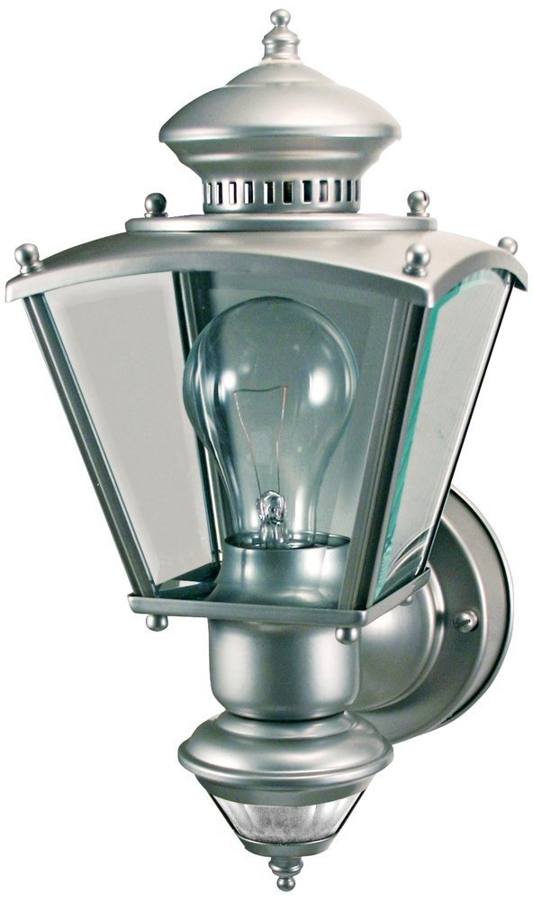 Heath® Zenith HZ-4150-SV Motion-Activated 150-Degree Charleston Lantern, Silver