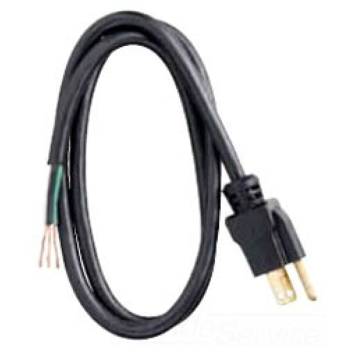 Coleman Cable® 097168808 SJTW Replacement Power Supply Cord, Black, 14/3, 6'