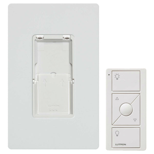 Lutron® PJ2-WALL-WH-L01 Pico® Remote Control with Wall Mounting Kit, White