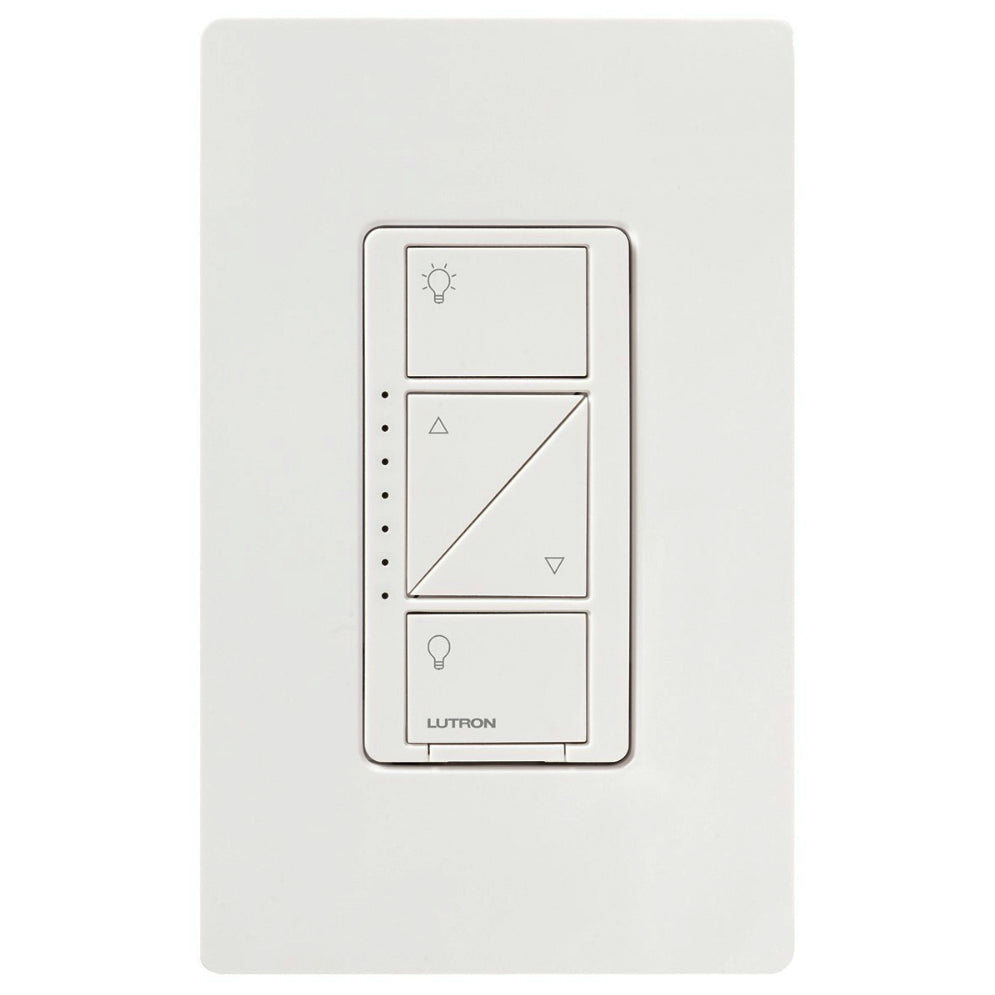 Lutron PD-6WCL-WH Caseta 3-Way Preset In Wall Wireless Dimmer, 150 Watt, White