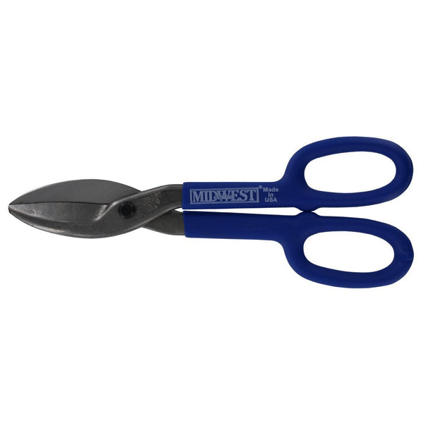 MidWest Snips® MWT-127S Kush-N-Kote® Straight Tinner Snip, 12"