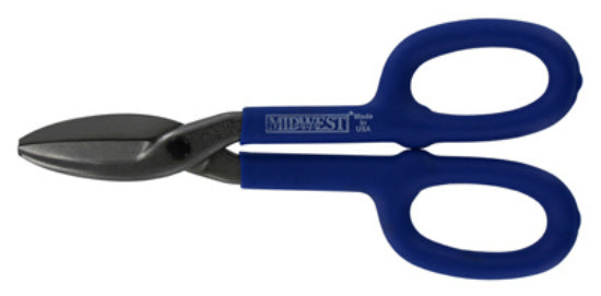 Midwest Snips® MWT-87S Kush-N-Kote® Forged Blade Tinner Snip, Straight-Cut