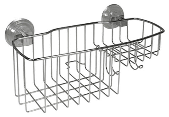 Interdesign 41720 Reo Shower Combo Basket, Stainless Steel