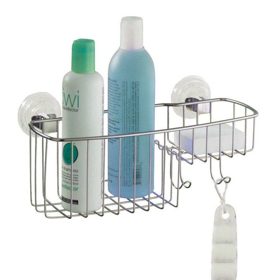 Interdesign 41720 Reo Shower Combo Basket, Stainless Steel