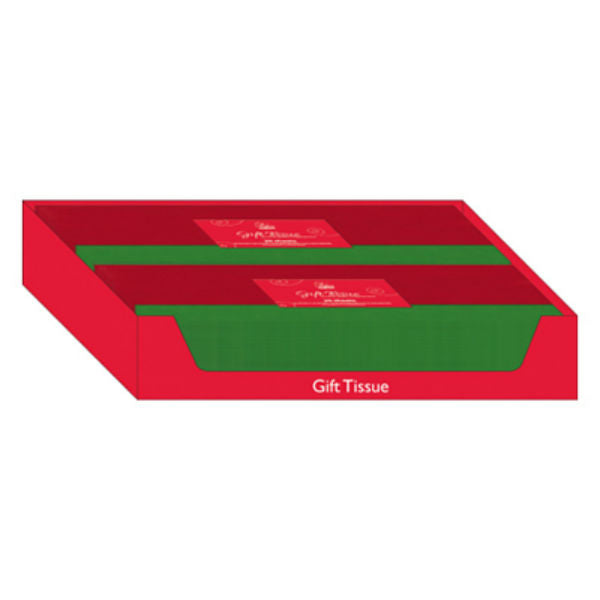 Expressive Design TISRG20CD Gift Tissue Paper, Red & Green
