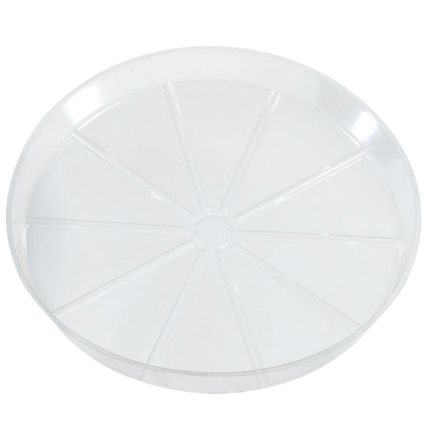 Gardener's Blue Ribbon® VS6VUS Clear Vinyl Plant Saucer, 6"