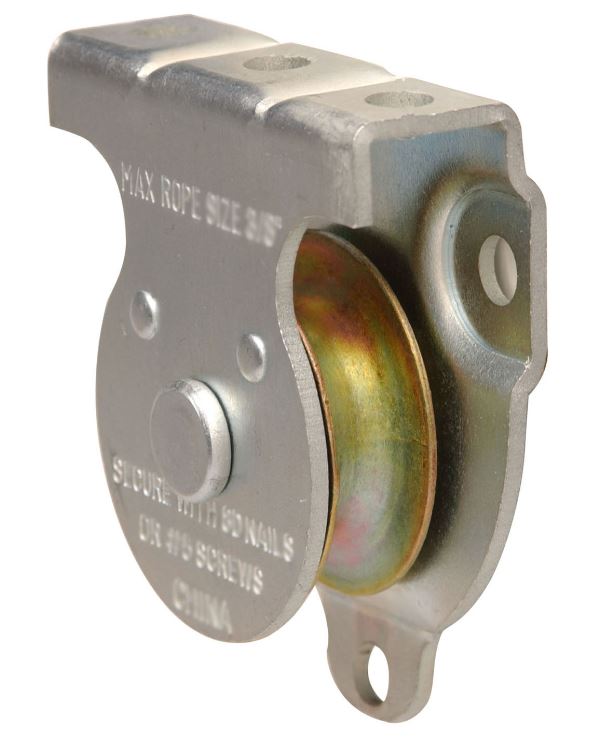 Campbell® T7550501 Heavy-Duty Wall/Ceiling Mount Pulley, Steel, 100 Lb, 1-1/2"