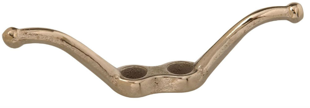 Campbell® T7655422 Rope Cleat, Nickel Finish, 6"