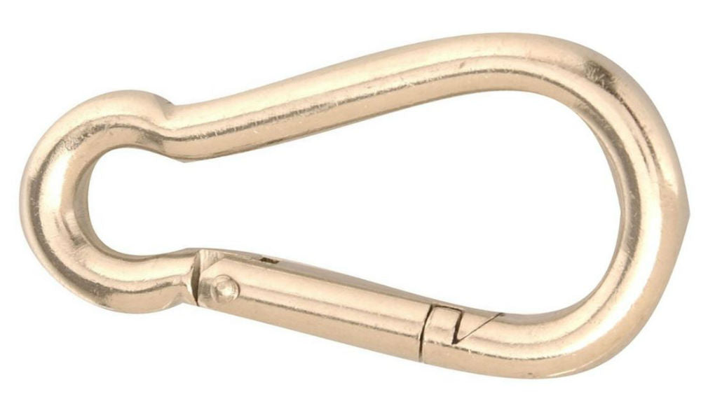 Campbell® T7630446 Stainless-Steel Spring Snap Link, Polished, 450 Lb, 1/2"