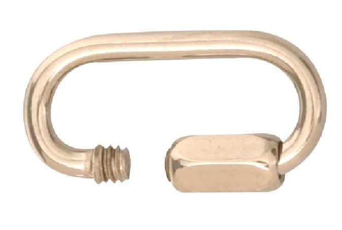 Campbell® T7630536 Stainless-Steel Quick Snap Link, Polished, 880 Lb, 1/4"