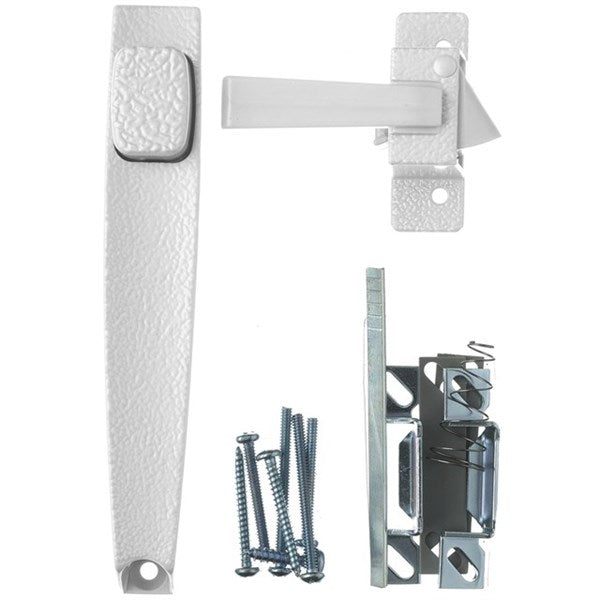 Wright Products™ V398WH Tie-Down Push Button Latch, 1-1/2" Hole Spacing, White