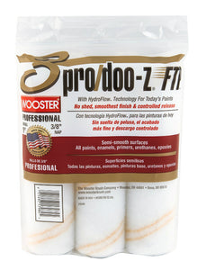 Wooster® RR663-9 Pro/Doo-Z® FTP™ Roller Cover, 9" x 3/8" Nap, 3-Pack