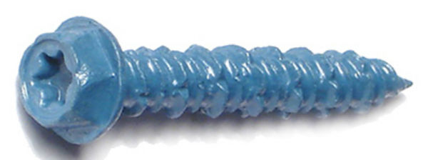 MidWest® 51207 TorqueMaster™ Hex Star Drive Masonry Screw, 3/16"x1-3/4", 100-Pack