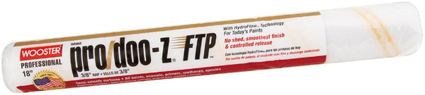 Wooster® RR666-18 Pro/Doo-Z® FTP™ Roller Cover, 3/8" Nap, 18"