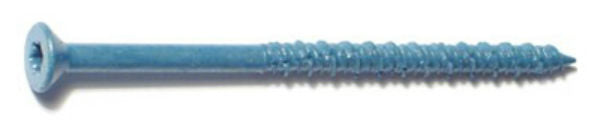 MidWest® 51225 TorqueMaster™ Flat Star Drive Masonry Screw, 3/16"x3-1/4", 100-Pack