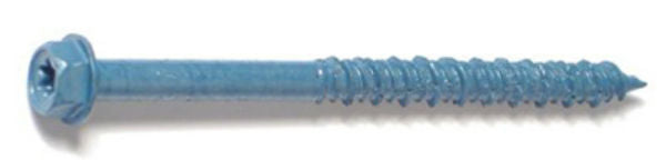 MidWest® 51216 TorqueMaster™ Hex Star Drive Masonry Screw, 1/4"x3-1/4", 100-Pack