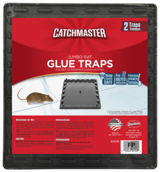 Catchmaster® 424XL Jumbo Rat Glue Traps, 2-Pack