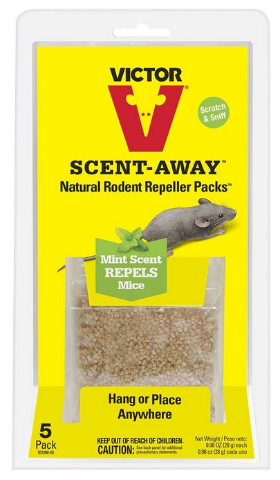 Victor® M805 Scent-Away™ Natural Rodent Repeller Packs™, 5-Count