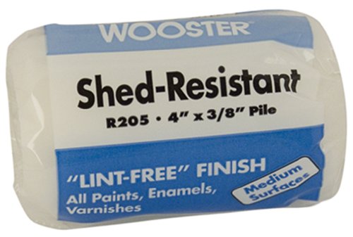 Wooster® R205-4 Super Doo-Z® Medium Shed Resistant Woven Roller Cover, 3/8" Nap
