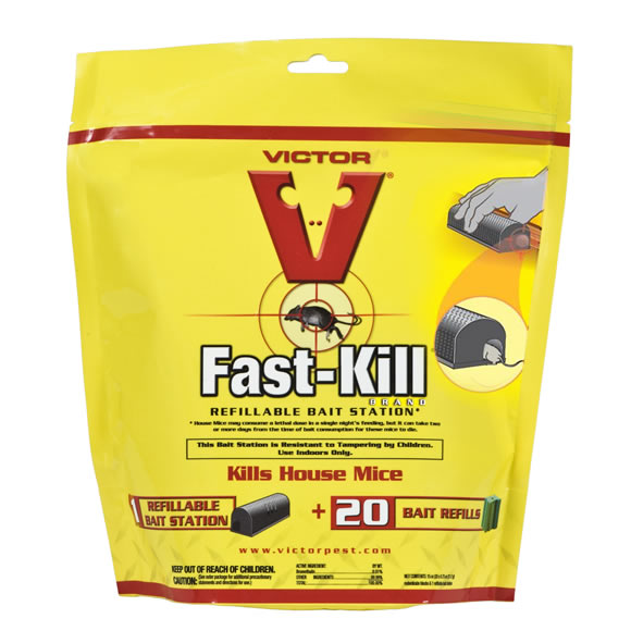 Victor® M920 Fast-Kill® Refillable Bait Station with 20 Bait Refills