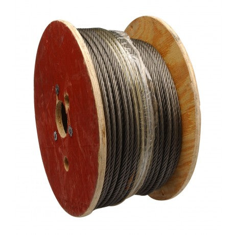 Campbell® 7008227 Fiber Core Wire Rope, 5/16" x 500'