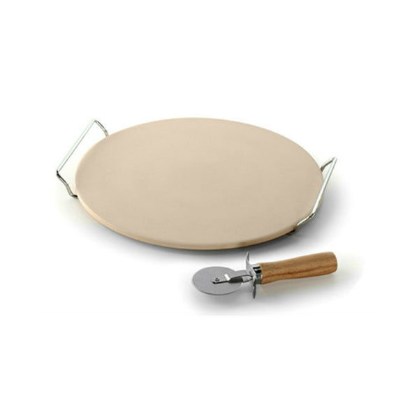 Nordic Ware® 01470 Pizza Stone with Serving Rack & Cutter, 13"