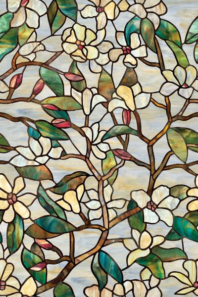 Artscape® 01-0142 Summer Magnolia Design Window Film, 24" x 36"