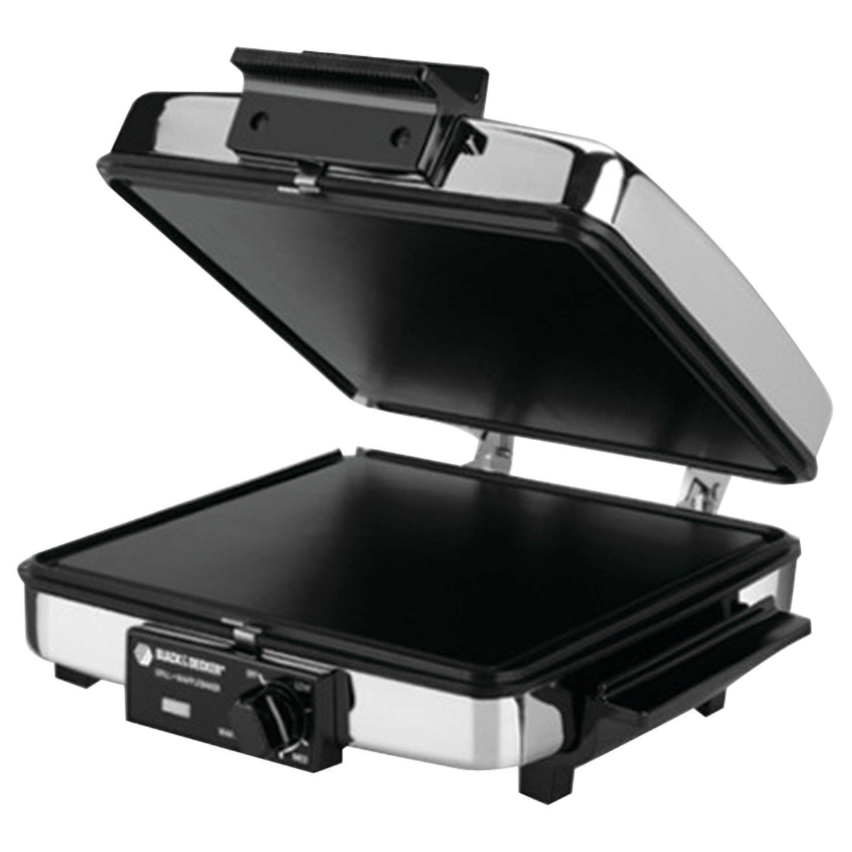 Black & Decker® G48TD Grill/Griddle/Waffle Maker 3-In1, Black, 1200 Watt
