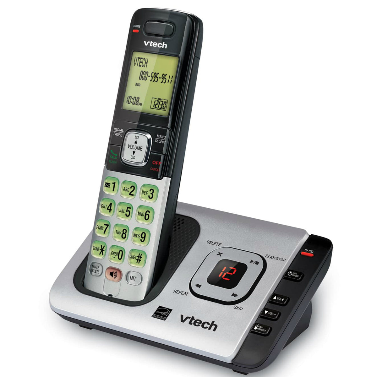 Vtech® CS6729 Cordless Answering System with Caller ID/Call Waiting