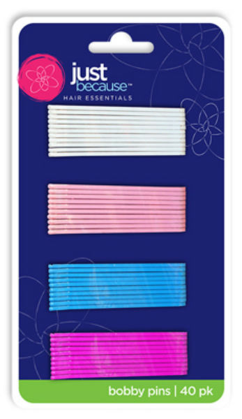 Just Because™ 9313 Hair Bobby Pin, 40-Pack