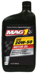 Mag1 MG0454P6 Passenger Car Motor Oil, SAE 20W-50, 1 Qt