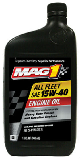 Mag1 MAG61658 Diesel Engine Oil, All Fleet SAE 15W-40, 1 Quart