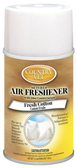 Country Vet 332511CVCAPT Metered Fragrance Air Freshener, Fresh Cotton