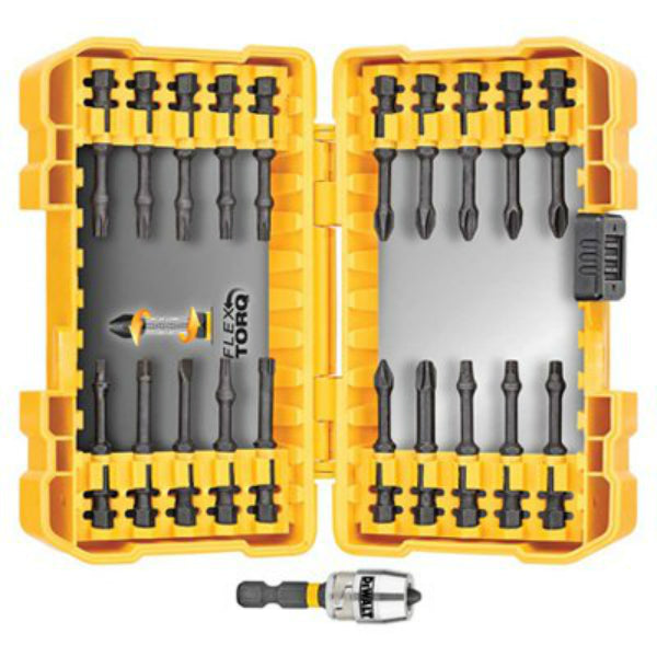 DeWalt® DWA2FTS22IR Impact Ready® FlexTorq™ Screw Driving Set, 22-Piece
