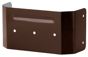 Amerimax™ 3PCRB45U 30-Degree Downspout Hanger Aluminum Clip, Royal Brown, 3"
