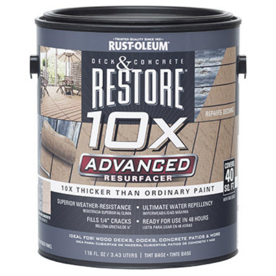 Rust-Oleum® 287328 Restore® 10x Advanced Deck & Concrete Resurfacer, 1-Gallon