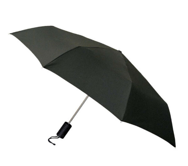 WeatherZone® 1101 Folding Automatic Umbrella, Black, 42" Coverage