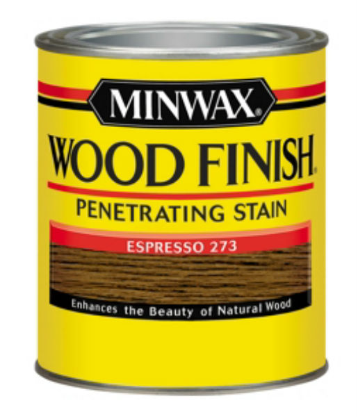 Minwax® 700504444 Wood Finish™ Penetrating Wood Stain, Espresso (273), 1 Qt