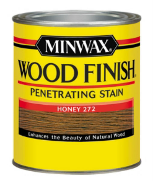 Minwax® 700494444 Wood Finish™ Penetrating Wood Stain, Honey (272), 1 Qt